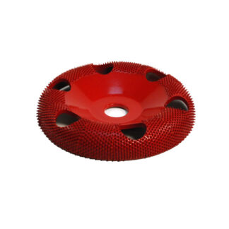 Saburr-Tooth 4" Donut Wheel 5/8" bore Round Face See Thru Medium
