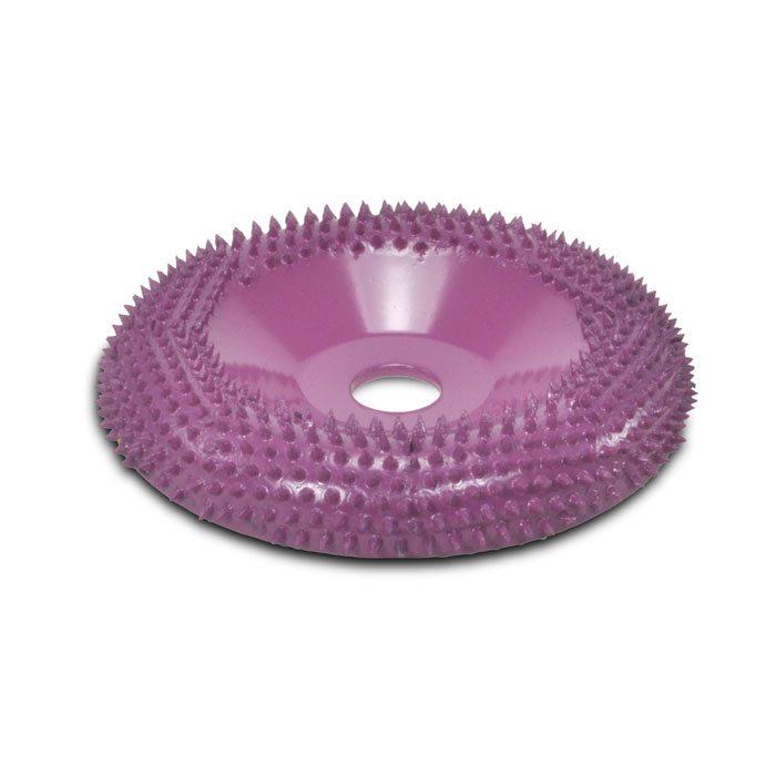 SABURR-TOOTH 4" Disc Wheel Round Face (Supreme 132 Grit ) 5/8" Bore
