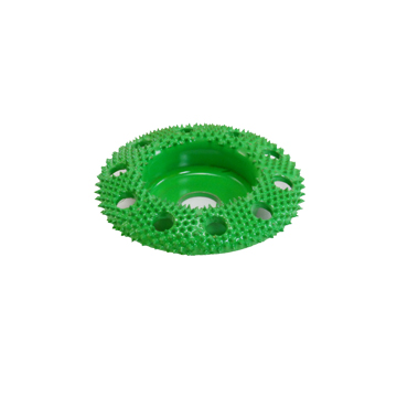 Saburr-Tooth 2" Disc Wheel Flat Face W/ Holes (Coarse Grit)