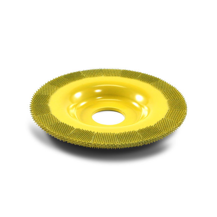 Saburr-Tooth 4" Flat Face Grooving Disc (Fine Grit) 7/8" Bore Fine