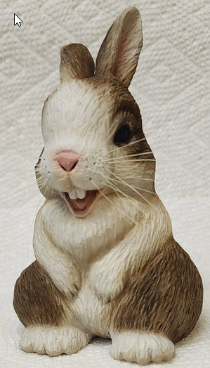 Cute Bunny 5 1/4" tupelo Roughout - Image 3