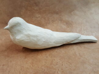 Barn swallow Tupelo Rough-Out Head turned