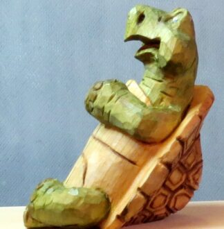 Basswood Rough-out- Turtle Approx. <P>5 ¾" L x 3 ½” W x 3” Thick.