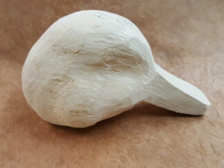 Teal Head Down Mini Head only Tupelo roughout