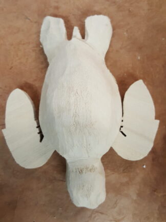 Sea turtle 5 ½” size- Tupelo Roughout