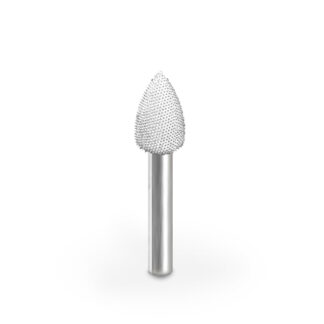 SABURR-TOOTH 1/4" Shank, Flame 1/2" (Ex-Fine Grit)