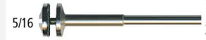 Mandrel, screw top 3/32" shank, Large Head