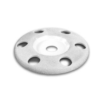 Saburr-Tooth 4" Disc Wheel W/ Holes Flat Face (Ex-Fine Grit) /8" Bore