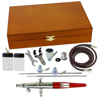 Paasche VLSTPRO Wood Box Set w/ All Three Heads