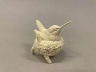 Hummingbird Ruby-throated - nesting Cast