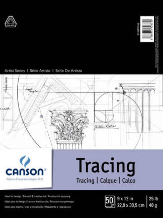 ARTISTS SERIES TRACING TAPE BOUND 25LB 9X12
