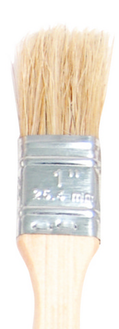 WHITE BRISTLE UTILITY CHIP BRUSH 1 INCH