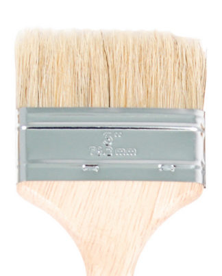 WHITE BRISTLE UTILITY CHIP BRUSH 3 INCH