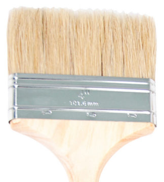 WHITE BRISTLE UTILITY CHIP BRUSH 4 INCH