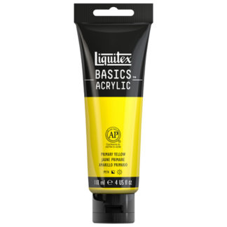 BASICS 118ML/4OZ PRIMARY YELLOW