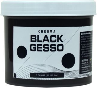 CHROMA HEAVY BODY ECONOMY GESSO 32OZ BLACK