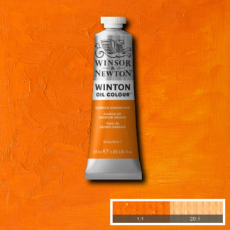 WINTON OIL COLOUR 37ML CADMIUM ORANGE HUE