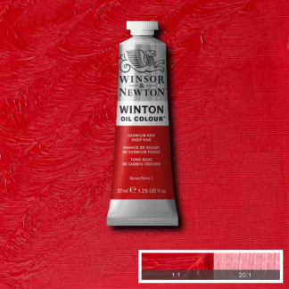 WINTON OIL COLOUR 37ML CADMIUM RED DEEP HUE