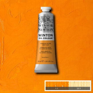WINTON OIL COLOUR 37ML CADMIUM YELLOW DEEP HUE