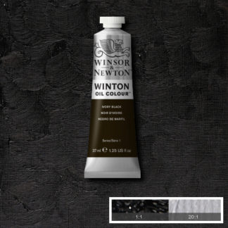 WINTON OIL COLOUR 37ML IVORY BLACK