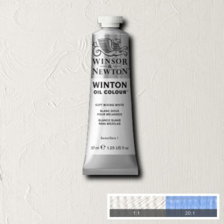 WINTON OIL COLOUR 37ML SOFT MIXING WHITE