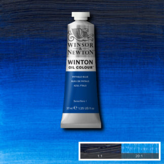WINTON OIL COLOUR 37ML PHTHALO BLUE