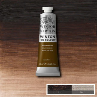 WINTON OIL COLOUR 37ML VANDYKE BROWN
