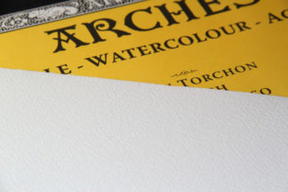 ARCHES WATERCOLOUR ROUGH PRESS BLOCK NAT WHT 140LB 7X10