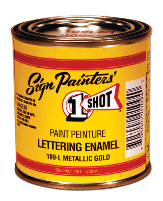 LETTERING ENAMEL LETTERING BLACK 8OZ