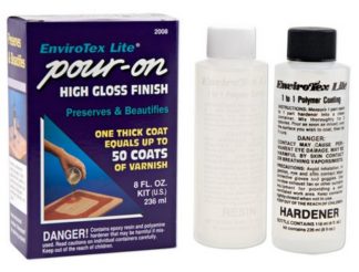 ENVIROTEX LITE POUR-ON HIGH GLOSS FINISH KIT 8OZ
