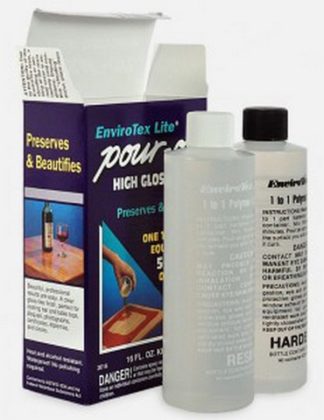 ENVIROTEX LITE POUR-ON HIGH GLOSS FINISH KIT 16OZ