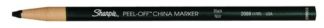 PRISMACOLOR CHINA MARKER W/ PULL STRING BLACK