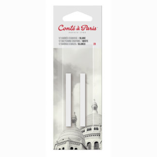 CONTE CRAYON WHITE 2B 2 PACK CARDED