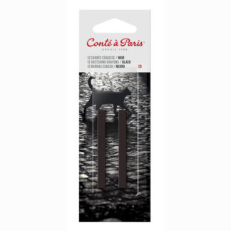 CONTE CRAYON BLACK 2B 2 PACK CARDED