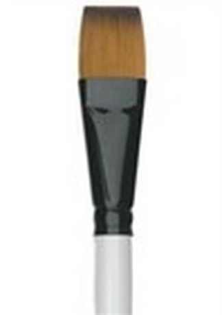 SIMPLY SIMMONS SYNTHETIC SHORT HANDLE FLAT WASH 1 INCH