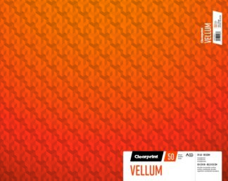 CLEARPRINT TRACING VELLUM PAD 50SH 90G 19X24