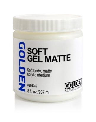 MEDIUM SOFT GEL MATTE 8OZ