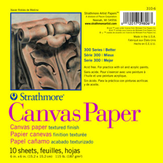 CANVAS PAPER PAD 300 SERIES 10 SHEETS 6X6