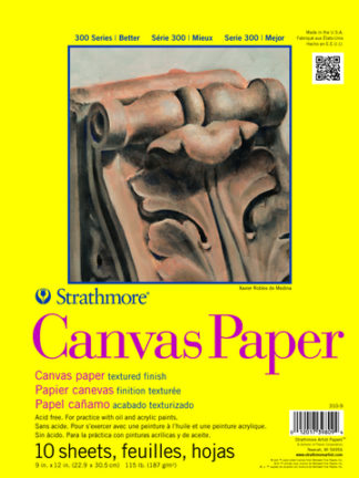CANVAS PAPER PAD 300 SERIES 10 SHEETS 12X16