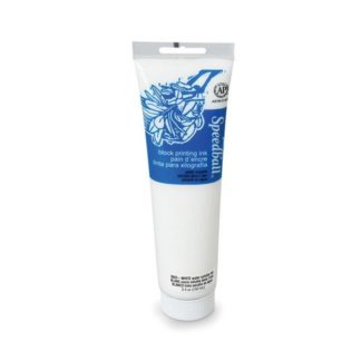 WATER SOLUBLE BLOCK PRINTING INK WHITE 5OZ