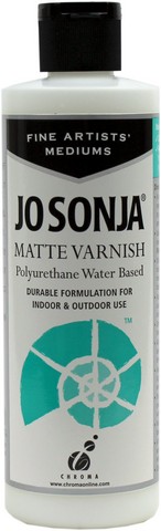 JO SONJA MATTE VARNISH POLYURETHANE 8OZ