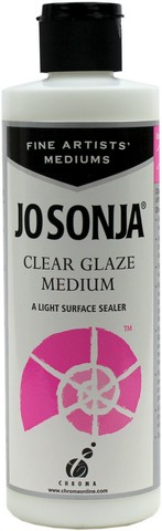 JO SONJA CLEAR GLAZE MEDIUM 8OZ
