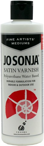 JO SONJA 8OZ SATIN POLYURETHANE VARNISH