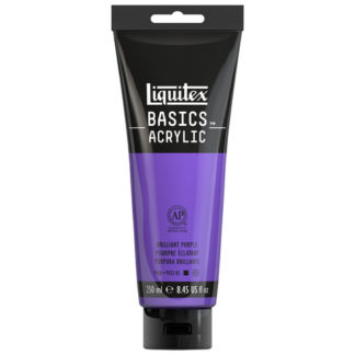 LIQUITEX BASICS ACRYLIC COLOR 250ML TUBE BRILLIANT PURPLE