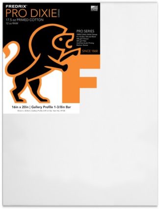 PRO SERIES 12OZ DIXIE STRETCHED CANVAS 16X20 1-3/8 BARS