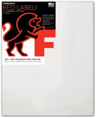 ARTIST SERIES RED LABEL STRETCH CANVAS 8X10 11/16 BARS