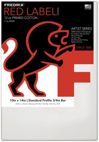 ARTIST SERIES RED LABEL STRETCH CANVAS 10X14 11/16 BARS