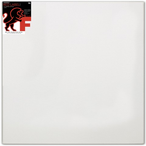 ARTIST SERIES RED LABEL STRETCH CANVAS 48X48 11/16 BARS