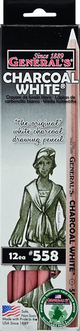 CHARCOAL PENCIL WHITE