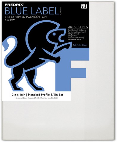 ARTIST SERIES ULTRASMOOTH BLUE LABEL CANVAS 12X16 11/16 BAR